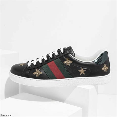 gucci rose embroidered sneakers|Gucci ace bee platform sneakers.